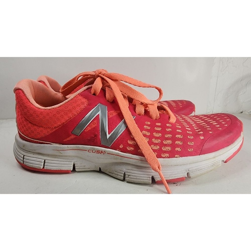 New Balance Women's size 8 B 775 Cush Running Shoes Orange Abstract Dye Mesh EUC